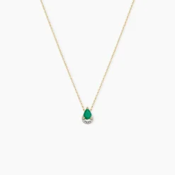 Histoire d'Or Collier Parry Or Jaune Emeraude Diamant Online