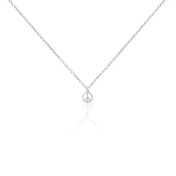 Histoire d'Or Collier Paz Argent Blanc New