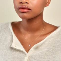 Histoire d'Or Collier Pear C Or Jaune Diamant Clearance