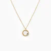 Histoire d'Or Collier Pearly Effect Or Jaune Diamant