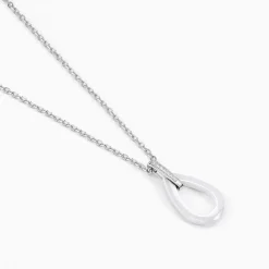 Histoire d'Or Collier Peer Argent Blanc Oxyde De Zirconium Online
