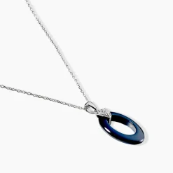 Histoire d'Or Collier Peer Argent Blanc Oxyde De Zirconium Online