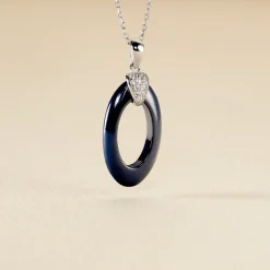 Histoire d'Or Collier Peer Argent Blanc Oxyde De Zirconium Online