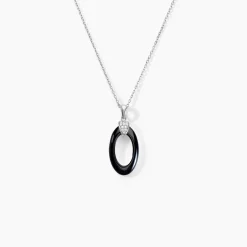 Histoire d'Or Collier Peer Argent Blanc Oxyde De Zirconium