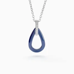 Histoire d'Or Collier Peer Argent Blanc Oxyde De Zirconium Discount