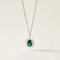 Histoire d'Or Collier Perez Argent Blanc Oxyde De Zirconium argent blanc oxyde jaune Best