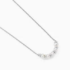 Histoire d'Or Collier Perlissima argent blanc perle de culture Best