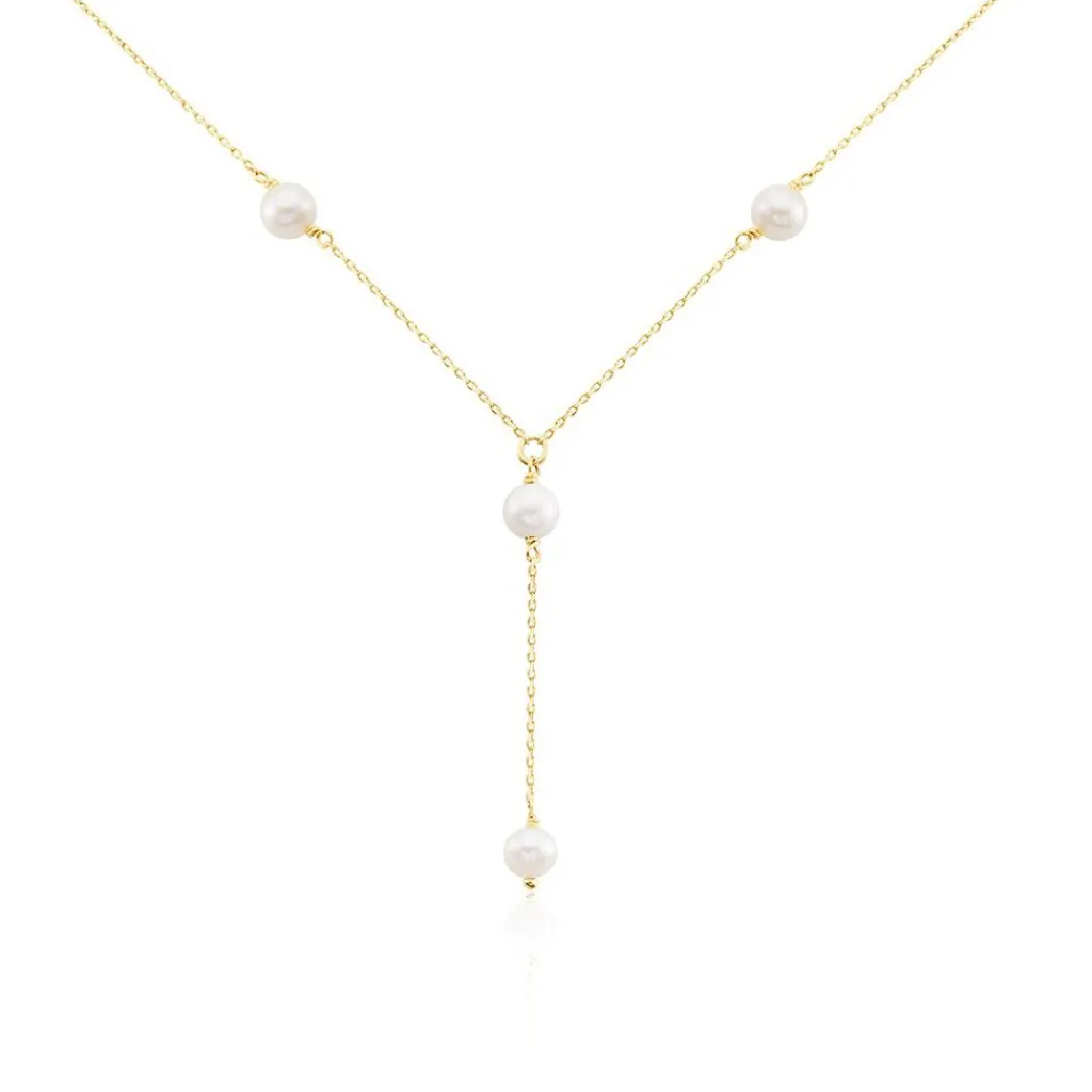 Histoire d'Or Collier Persis Or Jaune Perle De Culture Online