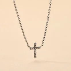 Histoire d'Or Collier Peyton Argent Blanc New