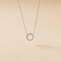 Histoire d'Or Collier Peytone Argent Blanc Discount