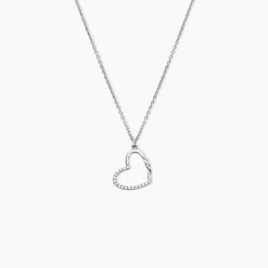 Histoire d'Or Collier Phila Argent Blanc Oxyde De Zirconium Clearance