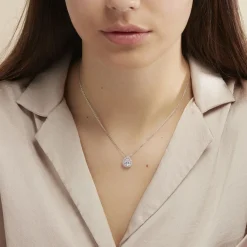 Histoire d'Or Collier Pilar Argent Blanc Oxyde De Zirconium Sale