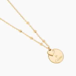 Histoire d'Or Collier Plaqué Or Fulvian Oxyde De Zirconium