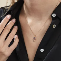 Histoire d'Or Collier Plaqué Or Jaune Eumelia Oxydes De Zirconium Hot