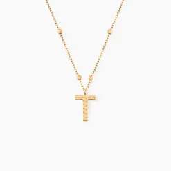 Histoire d'Or Collier Plaqué Or Jaune Lettra Clearance