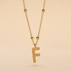 Histoire d'Or Collier Plaqué Or Jaune Lettra Online