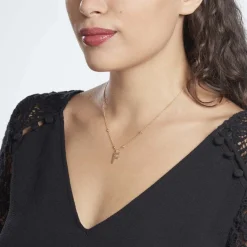 Histoire d'Or Collier Plaqué Or Jaune Lettra Online