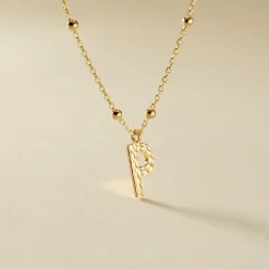 Histoire d'Or Collier Plaqué Or Jaune Lettra Discount