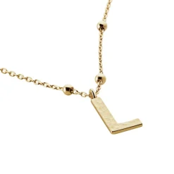 Histoire d'Or Collier Plaqué Or Jaune Lettra Outlet