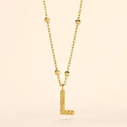 Histoire d'Or Collier Plaqué Or Jaune Lettra Outlet