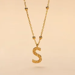 Histoire d'Or Collier Plaqué Or Jaune Lettra Online