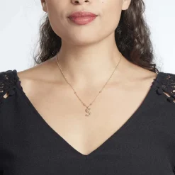 Histoire d'Or Collier Plaqué Or Jaune Lettra Online