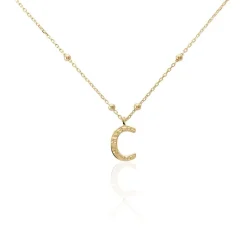 Histoire d'Or Collier Plaqué Or Jaune Lettra Outlet