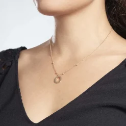 Histoire d'Or Collier Plaqué Or Jaune Lettra Discount