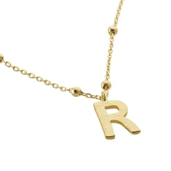 Histoire d'Or Collier Plaqué Or Jaune Lettra Online