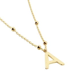 Histoire d'Or Collier Plaqué Or Jaune Lettra Online