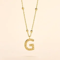 Histoire d'Or Collier Plaqué Or Jaune Lettra Online