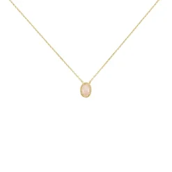 Histoire d'Or Collier Plaqué Or Jaune Phileas Quartz New