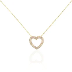 Histoire d'Or Collier Plaqué Or Jaune Xavia Oxydes De Zirconium Outlet