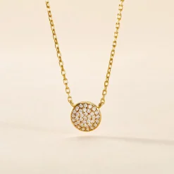 Histoire d'Or Collier Plaqué Or Larraso Oxydes De Zirconium Clearance