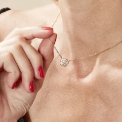 Histoire d'Or Collier Plaqué Or Larraso Oxydes De Zirconium Clearance