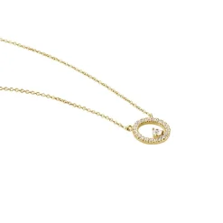 Histoire d'Or Collier Plaqué Or Lila Oxydes De Zirconium Discount