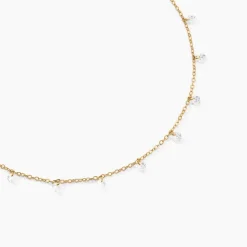 Histoire d'Or Collier Plaqué Or Oxydes De Zirconium plaqué or jaune oxyde Hot