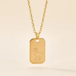 Histoire d'Or Collier Plaqué Or Quintien New