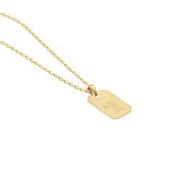 Histoire d'Or Collier Plaqué Or Quintien Sale