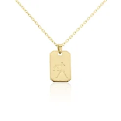 Histoire d'Or Collier Plaqué Or Quintien New