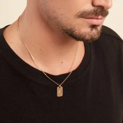 Histoire d'Or Collier Plaqué Or Quintien New