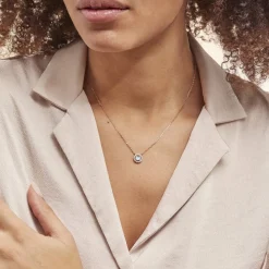 Histoire d'Or Collier Plaqué Or Radbod Pierre Artificielle Oxydes De Zirconium Online