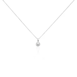 Histoire d'Or Collier Platine Alby Diamants