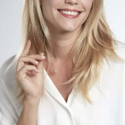 Histoire d'Or Collier Poeae Plaqué Or Jaune Oxyde De Zirconium Outlet