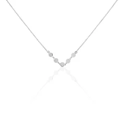 Histoire d'Or Collier Poenui Argent Blanc Outlet