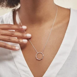 Histoire d'Or Collier Poldie Argent Oxyde De Zirconium Hot