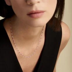 Histoire d'Or Collier Polka argent blanc Outlet