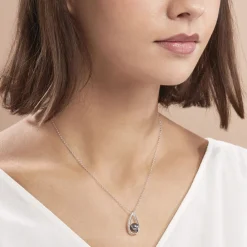 Histoire d'Or Collier Polynesie Argent Blanc Perle D'imitation Et Oxyde De Zirconium Clearance