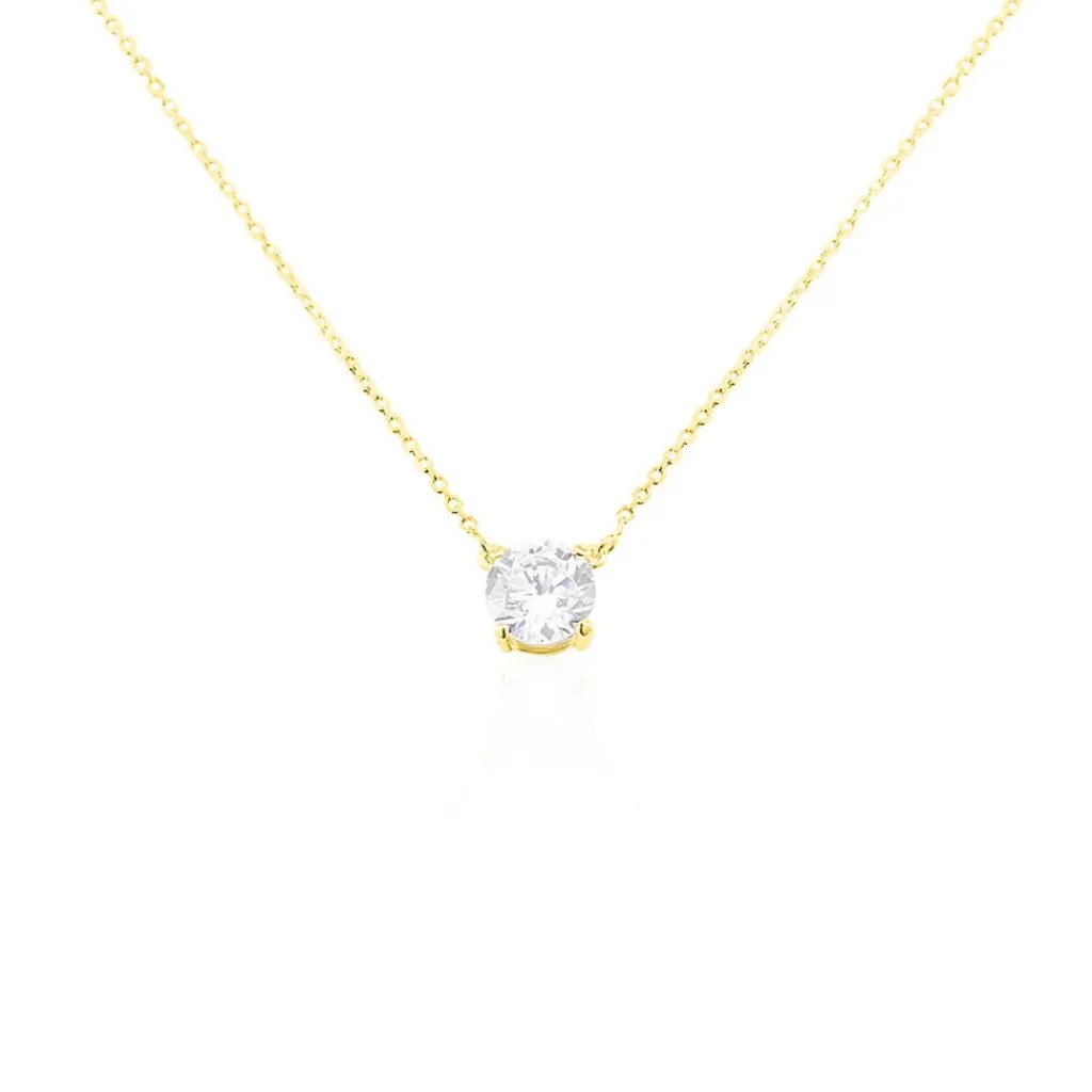 Histoire d'Or Collier Ponama De Zirconium or jaune oxyde Online