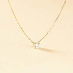 Histoire d'Or Collier Ponama Or Jaune Oxyde De Zirconium